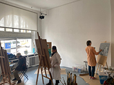 Malkurs münchen, Art retreat and painting course, Atelier Au in Munich, march 2022